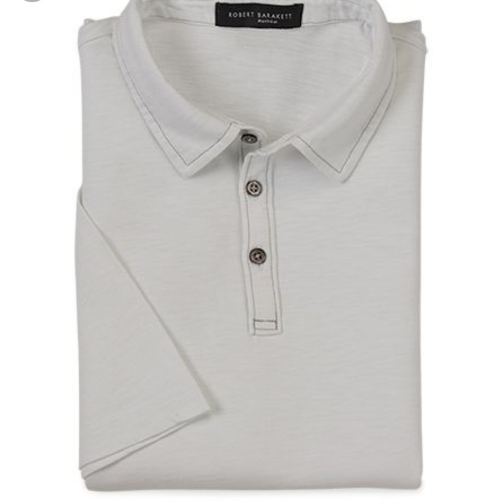 ROBERT BARAKETT SHORT SLEEVE POLO